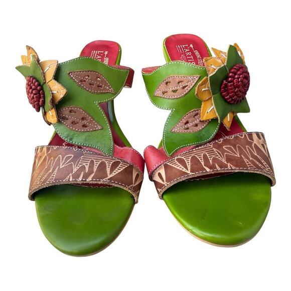 L'artiste Spring Step Toucy Slide Sandal Heel Women size 41 US 11 - Picture 4 of 8